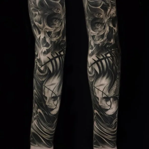Realism tattoo by Denis Pokazanoff in Красноярск