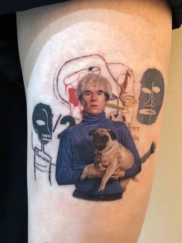 color realism tattoo auf thigh #38819 | Tätowierer Ellyn
