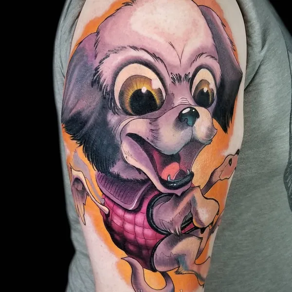 New School tattoo by Will Gonzalez in New York City