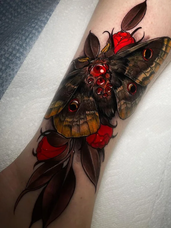 color neo traditional tattoo on forearm #39235 | Tattoo Artist Shae Motz