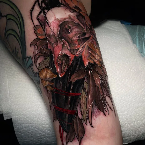 Neo Traditional tattoo by Shae Motz