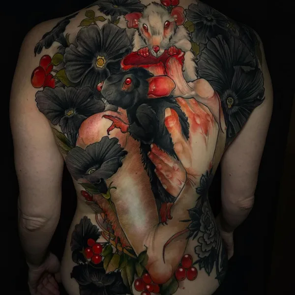 Neo Traditional tattoo by Shae Motz