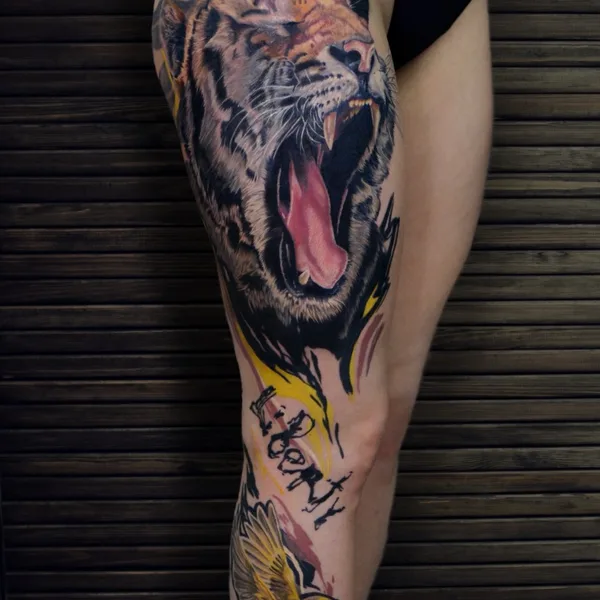 Neo Traditional tattoo by Anny Lorylin in Великий Новгород