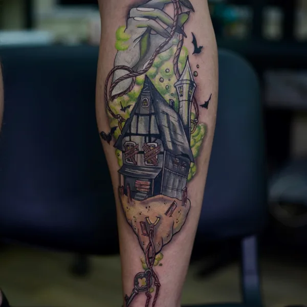 Neo Traditional tattoo by Anny Lorylin in Великий Новгород