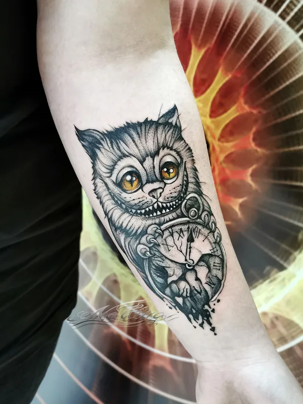 black and grey black and grey 纹身 在 forearm #39550 | 纹身师 Nadiya Abdrakhmanova
