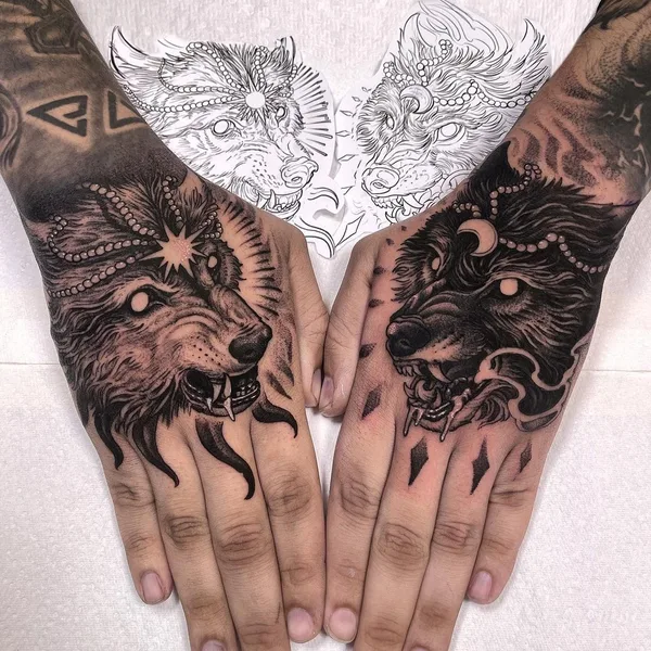 Horror tattoo by André Fantini in Dublin