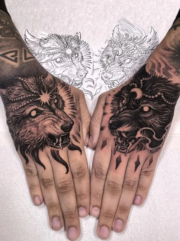 Horror tattoo by André Fantini in Dublin