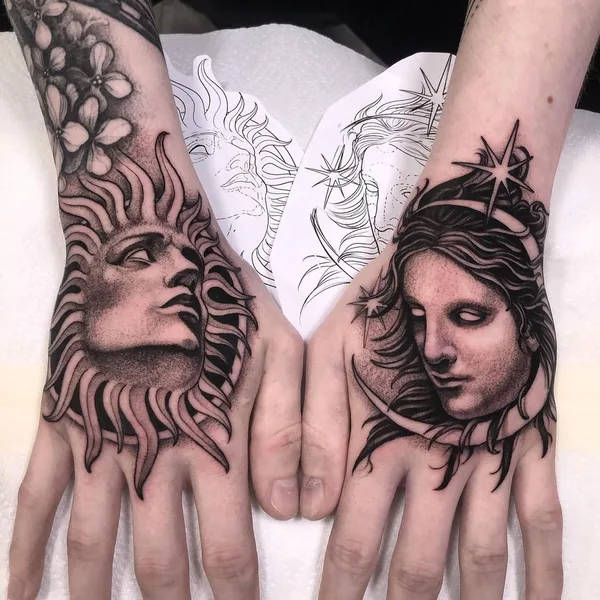 Horror tattoo by André Fantini in Dublin