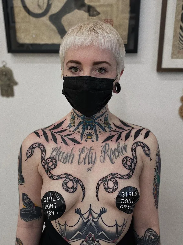 Abstract tattoo by Agne Hurt  in Dublin