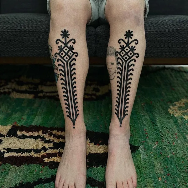 Abstract tattoo by Agne Hurt  in Dublin