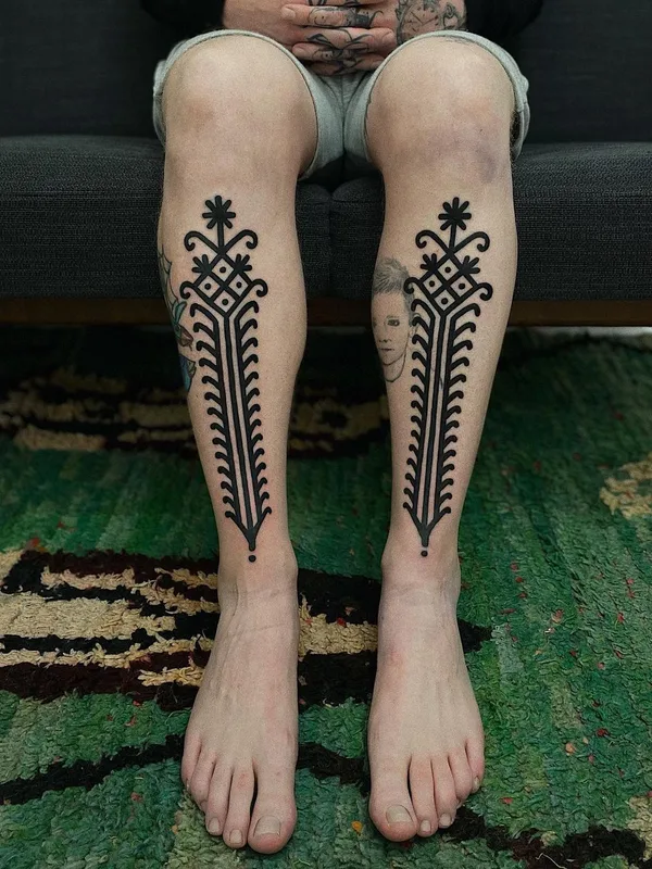 Abstract tattoo by Agne Hurt  in Dublin