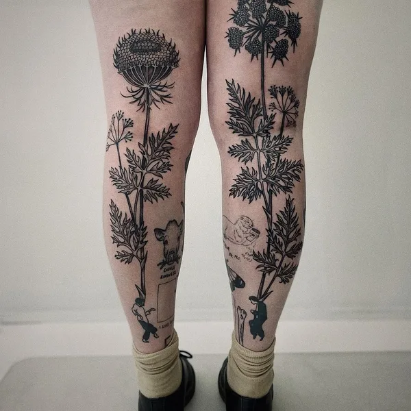 Abstract tattoo by Agne Hurt  in Dublin