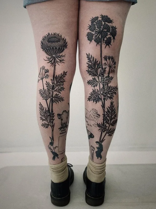 Abstract tattoo by Agne Hurt  in Dublin