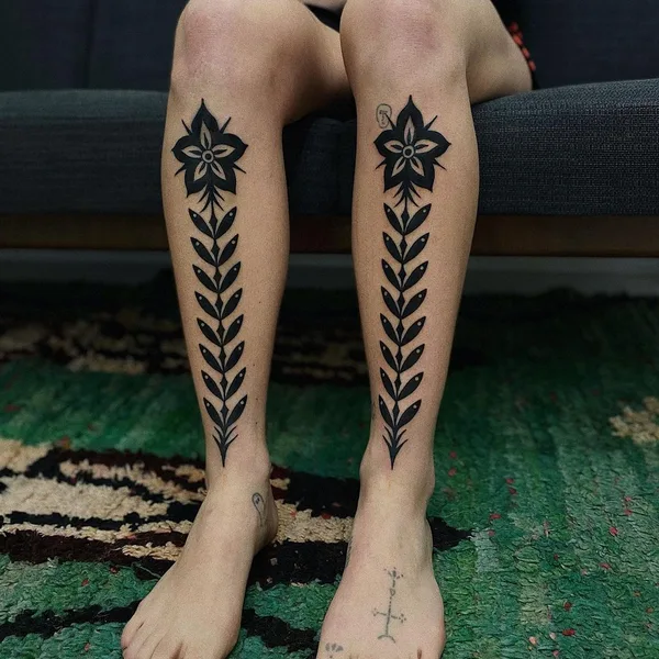 Abstract tattoo by Agne Hurt  in Dublin