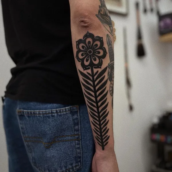 Abstract tattoo by Agne Hurt  in Dublin