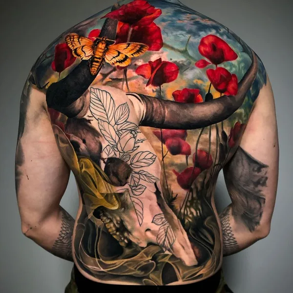 Realism tattoo by Allen Brunn in Madrid
