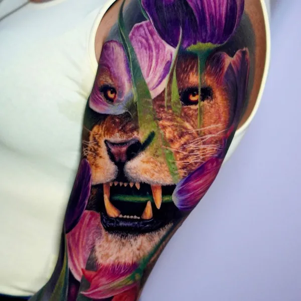 Realism tattoo by Allen Brunn in Madrid