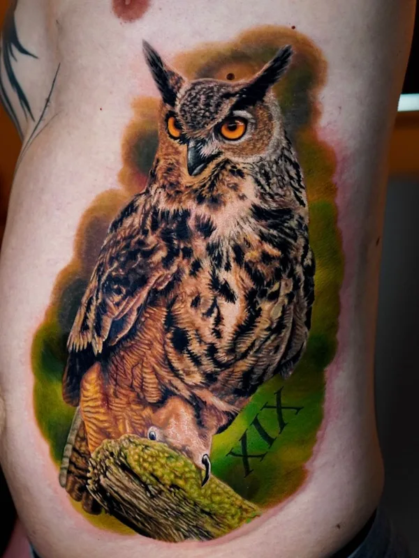 color realism tattoo on side #54218 | Tattoo Artist Allen Brunn