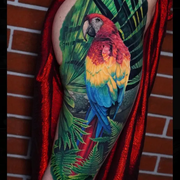 Realism tattoo by Allen Brunn in Madrid
