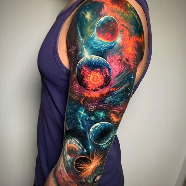 Realism tattoo by Allen Brunn in Madrid