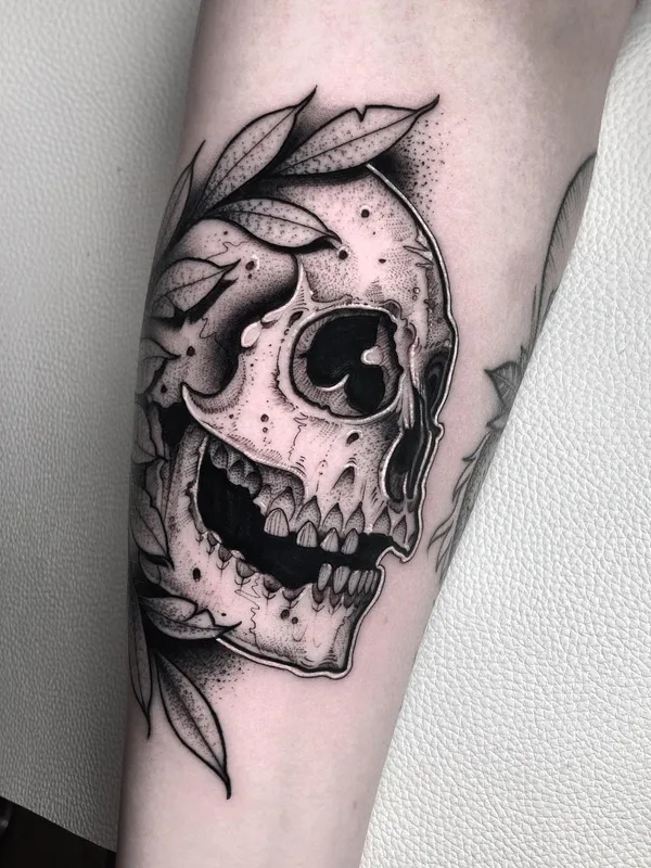 black and grey black and grey татуировка на forearm #54239 | Тату мастер Josh Hurrell