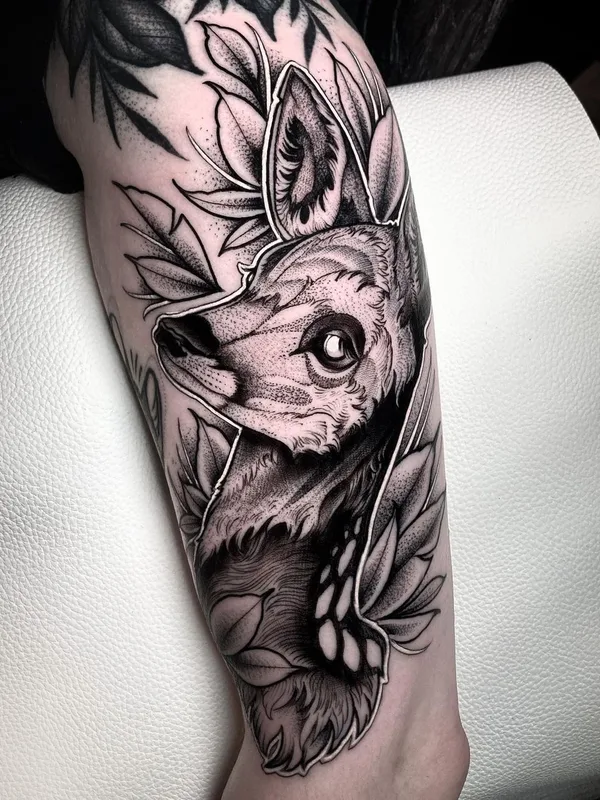 black and grey black and grey татуировка на forearm #54236 | Тату мастер Josh Hurrell