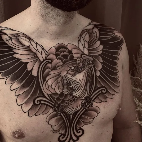 Neo Traditional tattoo by Georg Faust in Bremen