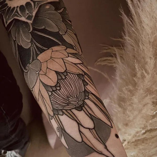 Neo Traditional tattoo by Georg Faust in Bremen
