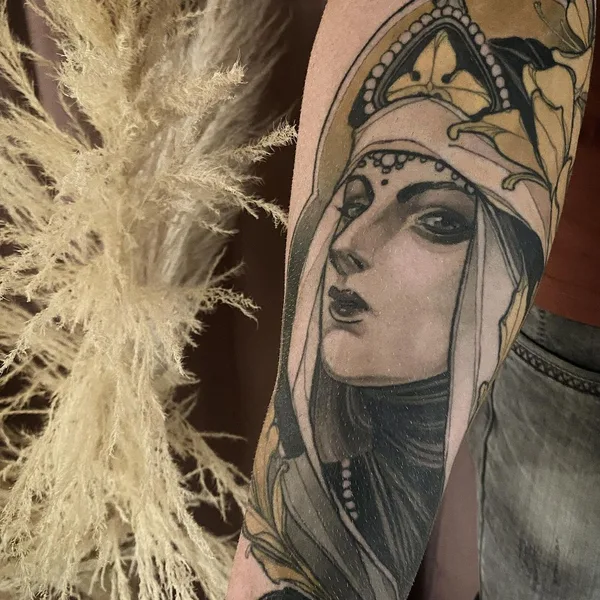 Neo Traditional tattoo by Georg Faust in Bremen
