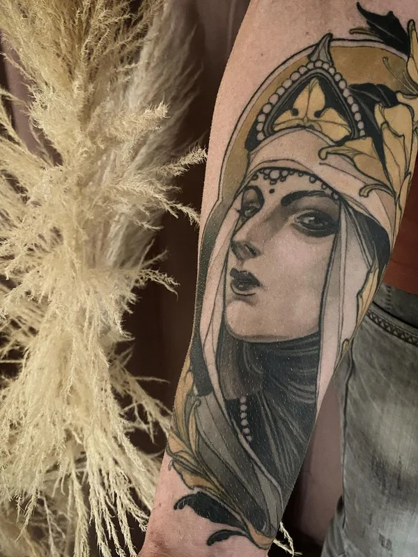 black and grey realism tattoo on forearm #54286 | Tattoo Artist Georg Faust