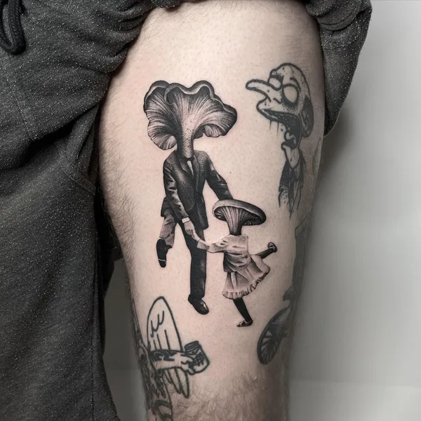 avant-garde tattoo by Suchaiglatattoo in Gdańsk