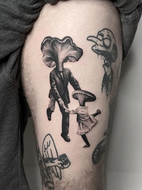 avant-garde tattoo by Suchaiglatattoo in Gdańsk