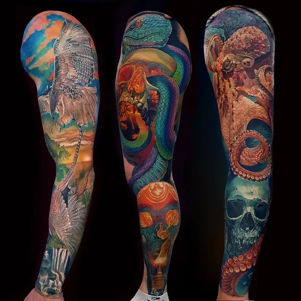 Портретная tattoo by Andrei Aivazian in Тбилиси