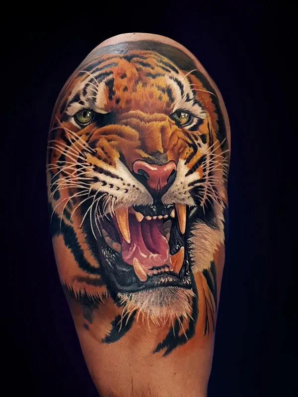 color realism татуировка на upper arm #54819 | Тату мастер Andrei Aivazian