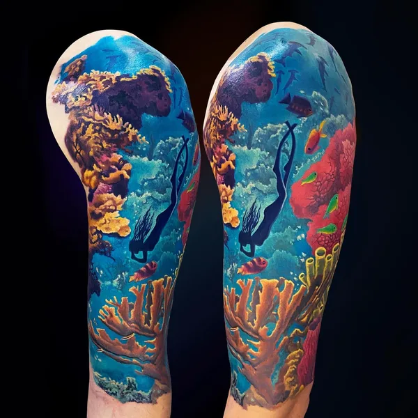 Портретная tattoo by Andrei Aivazian in Тбилиси