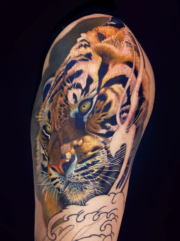 color realism татуировка на shoulder #54813 | Тату мастер Andrei Aivazian