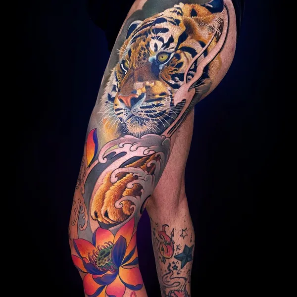 Портретная tattoo by Andrei Aivazian in Тбилиси