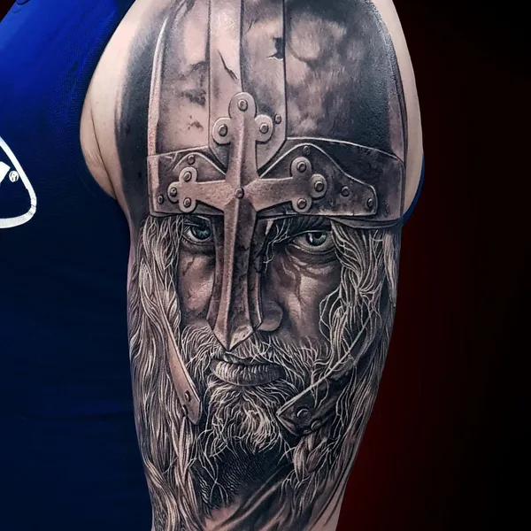 Портретная tattoo by Andrei Aivazian in Тбилиси