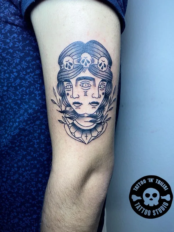 black blackwork татуировка на forearm #54846 | Тату мастер George.ink Tattoo Tbilisi