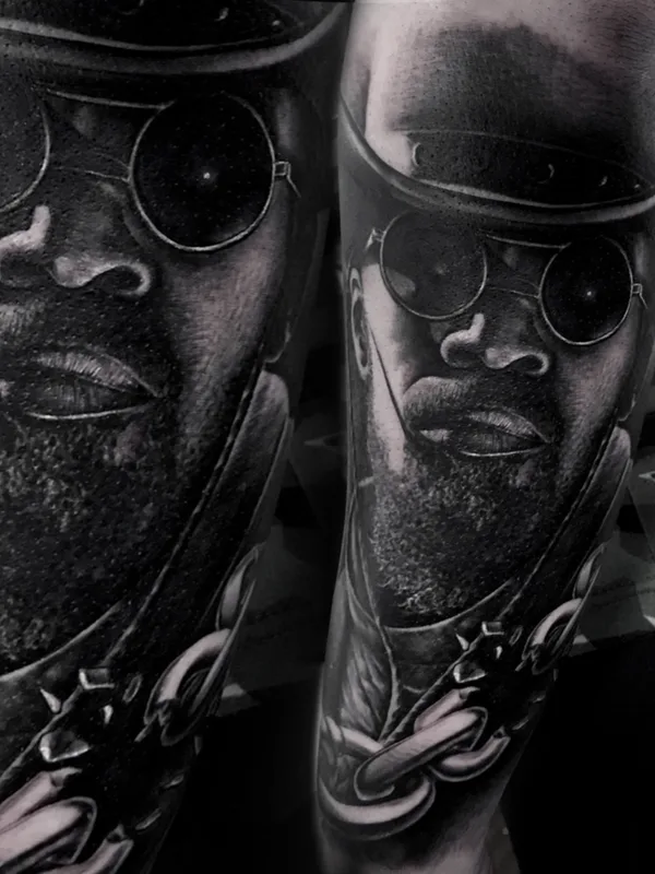 male black and grey black and grey tatouage sur forearm #54853 | Artiste tatoueur Григорий Поздняков