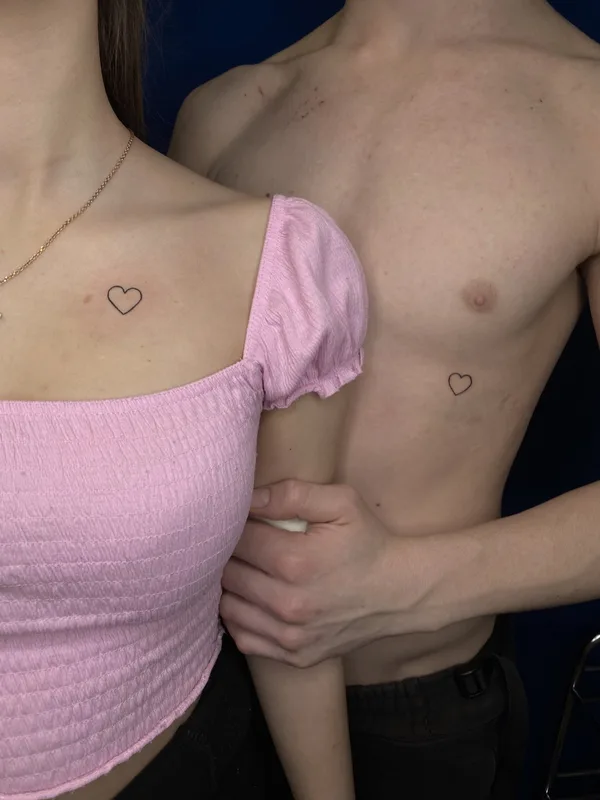 black linework татуировка на chest #40507 | Тату мастер Kir D.