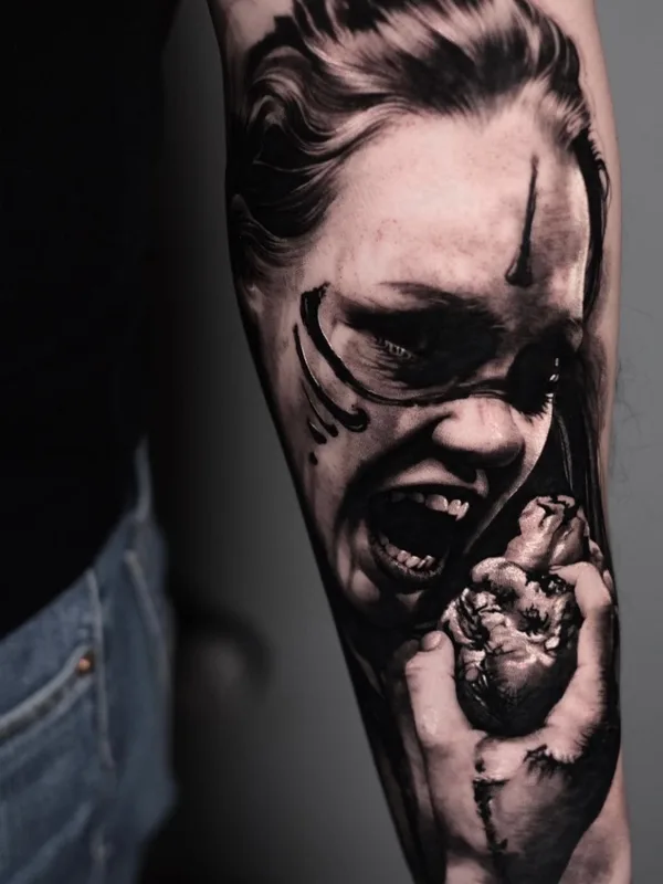 black and grey realism татуировка на forearm #55340 | Тату мастер Антон Мартюшев