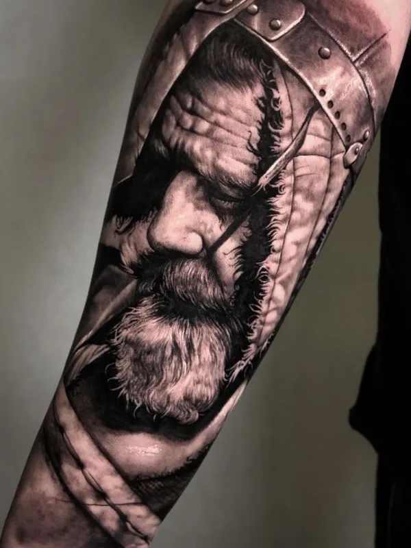 black and grey realism татуировка на forearm #55339 | Тату мастер Антон Мартюшев