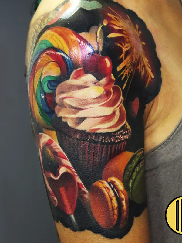 color realism татуировка на upper arm #72037 | Тату мастер Serjo Tattoo