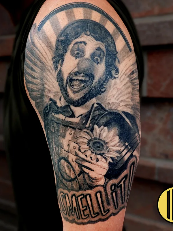 black and grey black and grey татуировка на upper arm #72030 | Тату мастер Serjo Tattoo