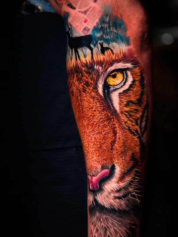 color realism tattoo on forearm #37082 | Tattoo Artist Lena Diamanti