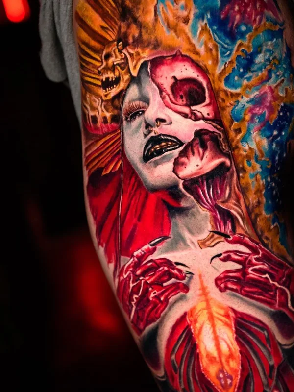 color realism tattoo on bicep #37089 | Tattoo Artist Lena Diamanti