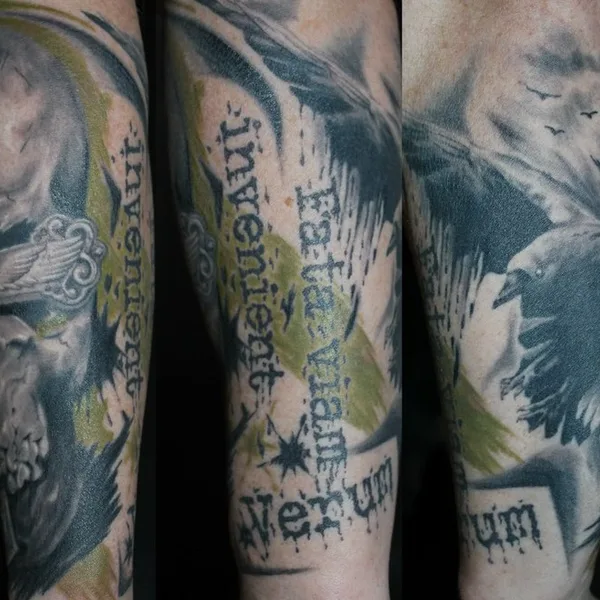 Trash Polka tattoo by Кузнецов Сергей in Тольятти