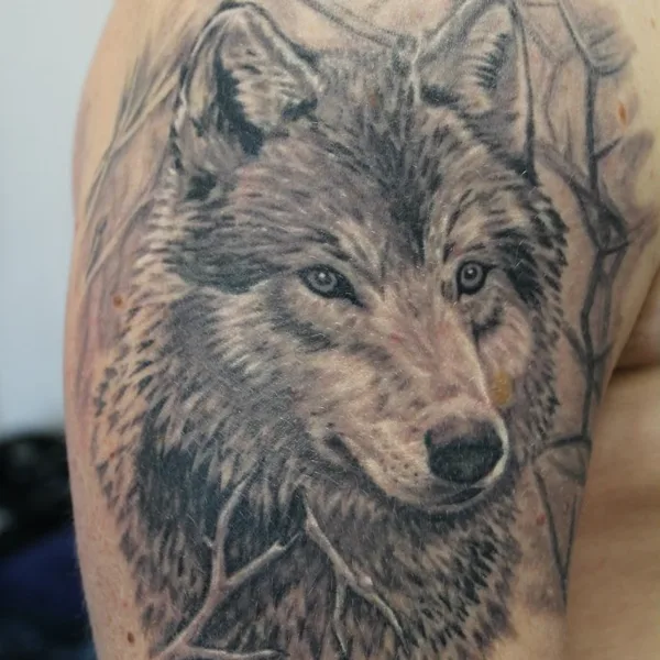 Trash Polka tattoo by Кузнецов Сергей in Тольятти