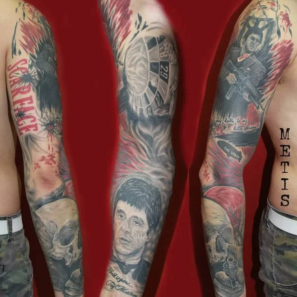 Trash Polka tattoo by Кузнецов Сергей in Тольятти